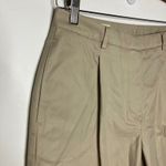 Vintage 346 brooks brothers khaki pants front pleat business casual womens sz 8 Tan Photo 1