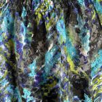 AGB Women Blouse 3/4 Sleeve Lace Key whole Round Neck Lined Elastic Neck Hem Size M Photo 5