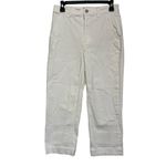 Everlane Women's  White Cropped Straight Short Jeans Size 4 EUC #7580 Photo 2