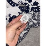 Kindred Anthropologie  Embroidered Floral Butterfly Boho Peasant Top Size S White Photo 6