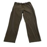 Lululemon On The Fly Crop Pants in Dark Olive size 6 Photo 2