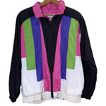Lavender Brown Vintage 80’s Lavon Windbreaker Jacket Photo 0