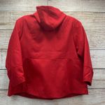Avenue  Red Wool Blend Hooded Coat Button Front Pockets Plus‎ [Size 26/28] NWT Photo 1