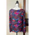 Violet+Claire Medium Longsleeve Floral Blouse Photo 6