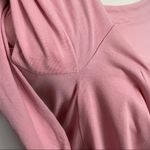 J.Jill Top Lux Supima Boat Neck Tee Long Sleeve Step Hem Blush Pink Photo 2