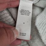 Lucky Brand  Light Gray Cable Knit Sweater Size Medium Photo 6