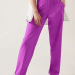 Athleta Women's Brooklyn Heights Vienna Slim Pants in Jazzy Purple Size 8 Photo 0