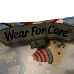 Light Blue Dog Winter Snow Scrubs Medical Nurse Top Shirt Women’s Size Large Fit Photo 2