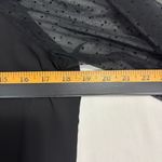 Banana Republic  Blouse Womens S Black Sheer Sleeves Whimsigoth Dark Fairy Witchy Photo 6