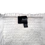 Marled By Olivia Culpo White Off The Shoulder Tie Front Shirt Dress XS Photo 4