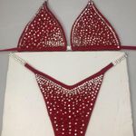 Body building show bikini Red Photo 0