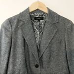 Talbots Equestrian Riding Tailored Black Tweed Blazer Jacket Wool Blend womens 4 Photo 34