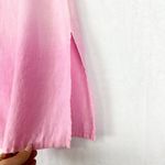 Spirit Activewear Linen Ombre Tunic Size Medium Pink Lagenlook Beach Vacation Photo 2
