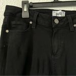 Paige Verdugo Ultra Skinny in Black Shadow Destructed Sz 28 Photo 3