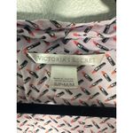 Victoria's Secret  2010 Silk Lipstick Print Kimono Topper Size Small Medium READ Photo 1