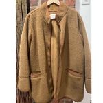 Old Navy Women’s  Cozy Oversized Sherpa Teddy Coat XL Tan Photo 3