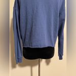 Disney NWOT Blue and White Stitch Ohana Graphic Sweater crop top style Size XL Photo 9