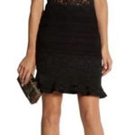 Roberto Cavalli Black Lace Pattern Sleeveless Mini Dress Size 40 (US 4) Photo 0