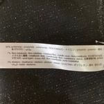 ZARA  Black Ribbed Knit Scoop Neck Long Sleeve Speckled Sweater Crop Top Sz XS/S Photo 4