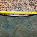 Meadow Rue Olive Green Pencil Skirt Size 8 Geo Embroidery Lined‎ Knee Straight Photo 7