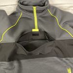 WESC Pullover Sweatshirt Hoodie Jacket Quarter Zip Pockets Gray Unisex S/M NWT Size M Photo 7