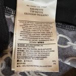 Banana Republic  black and white chain print dress petite XXS Photo 7