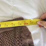 Womens Crochet Mini Skirt Cover Up Brown Size M/L Summer Beach Side Tie Size L Photo 3