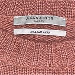 ALLSAINTS NEW All Saints Lou Uno Jumper Stripe Colorblock Crewneck Fuzzy Sweater Large Photo 13