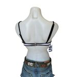 LPA  Black White Sporty Underwire Bikini Top LARGE Bralette Designer Revolve NEW Photo 6