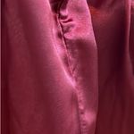 BB Dakota Pajamas Burgundy Silky Satin Loungewear Set Wide Leg Pants Women S New Photo 7