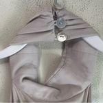 Show Me Your Mumu Collette High Collar Beige Cream Backless Halter Maxi Dress SM Photo 6