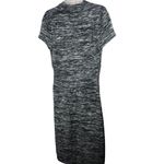 Anthropologie  Maeve Marled Knit Gray Wrap Front Sweater Dress Midi Dress XS Photo 3