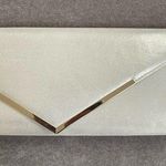 Gold Shimmer Large Clutch with Chain Photo 0