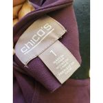 Chico's  Blazer/Jacket Stretch Long Sleeve Pockets Zip Front Size 1 (Med 8) Photo 5