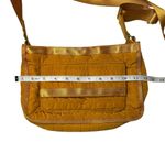 Orange & Gold Over the Shoulder Bag – Front & Back Pockets – Medium Tote Purse Photo 9