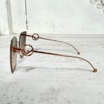 Fendi NEW FF 0323/S 733G4 Rose Gold Gradient Brown Lens Butterfly Sunglasses Photo 4