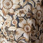 American Eagle  Brown Floral Boho Shawl Cape Bohemian Kimono Wrap ~ LARGE / XL Photo 3