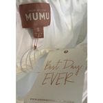 Show Me Your Mumu  Taylor Tube Maxi Dress in Ivory Luxe Satin S NWT Photo 4