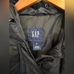 Gap  Black Hooded Quilted Puffer Vest Size Medium Photo 2