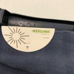 Aerie New Hi-Rise Blue Striped Bike Shorts Size M 7” Comfortable Athletic Wear Photo 4