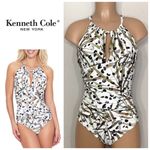 Kenneth Cole New.  jungle print swimsuit. Photo 1