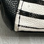 Betsey Johnson Black and White Striped Tote Bag Hot Pink Pom Y2K Travel Classic Photo 10