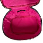 Trina Turk  Geometric Pattern Cosmetic Bag Navy Red White Zip‎ Organizer Travel Photo 6