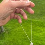 LA rocks sterling silver I love you to the moon and back pendant necklace NWT Photo 0