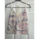 Tiny Womens Small Beaded Tank Pink Feminine Night out Dance Club Photo 1