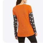 Disney Nightmare Before Christmas twofer tattoo sleeve Jack skeleton top NWT M Photo 1