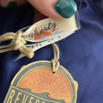 Faherty Reversible Baja Bikini Bottom in Japanese Floral Blue Red Size US Large Photo 7