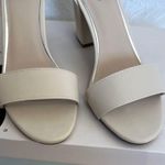 SO  Chiron Block Heel Ankle Strap Special Occasions Heels Bone Color Size 8 Photo 1