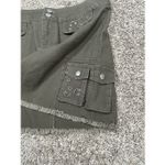 Mudd vintage y2k  mini mirco cargo skirt army green utility 5 grunge ring details Photo 7