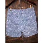 L.L. Bean Favorite Fit Shorts‎ Women Size 6 ALL OVER PATTERN BLUE Photo 2